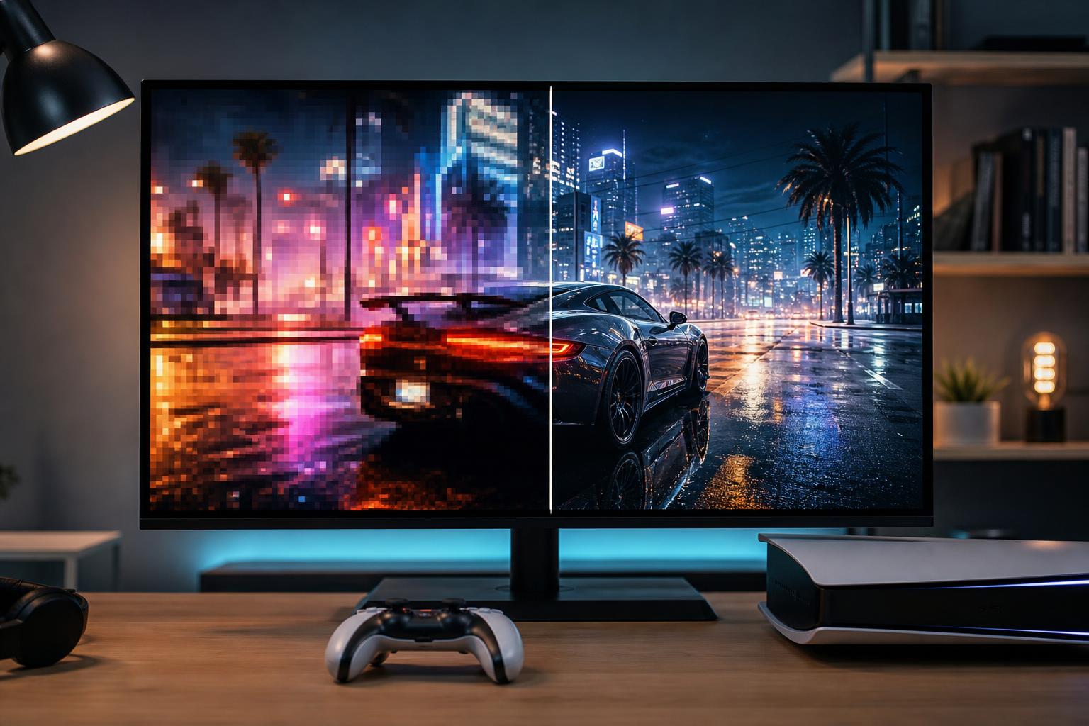 grafikqualitaet und bildartefakte bei videospiel traileren direct download vs