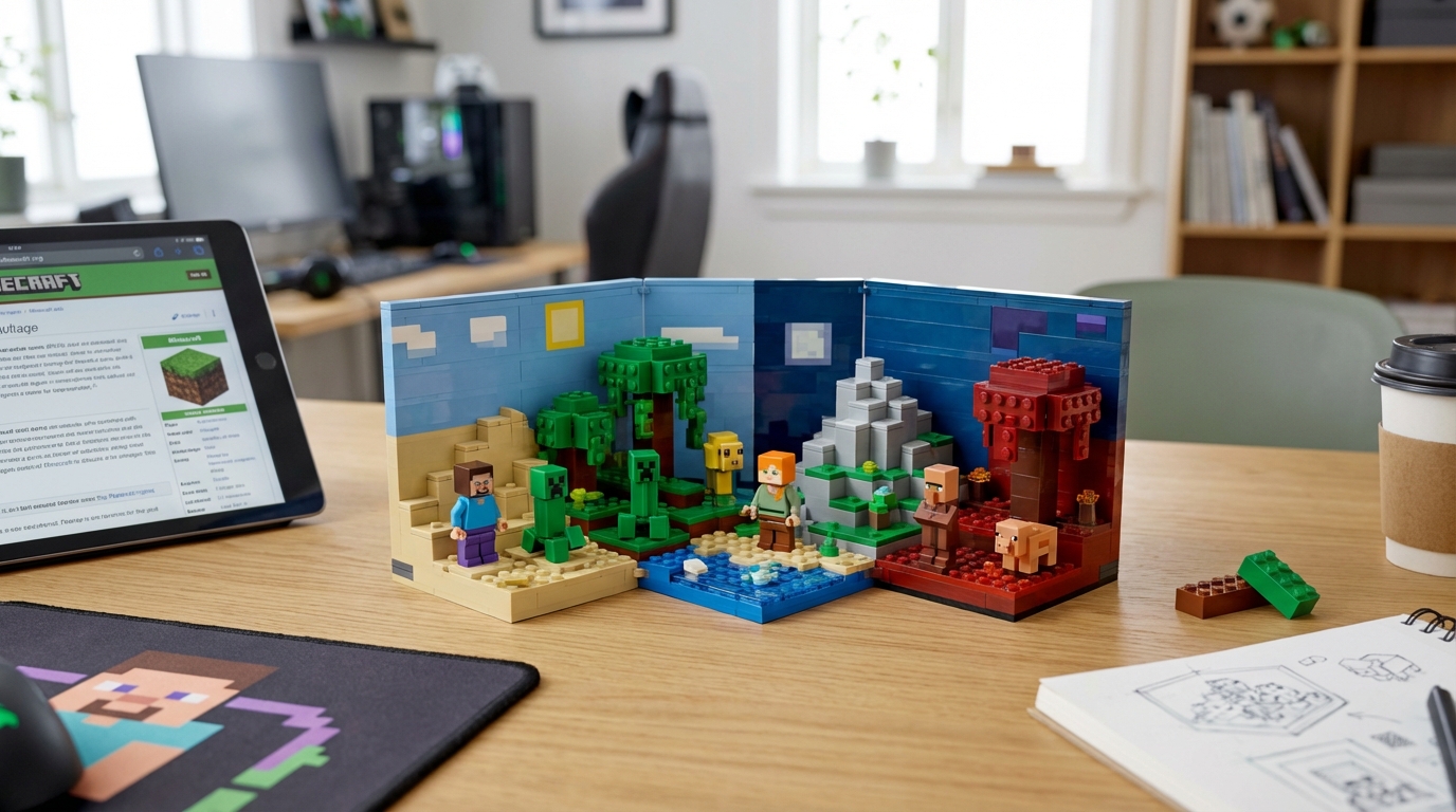 lego minecraft mini biome set preis bewertung und einsatz fuer kinder