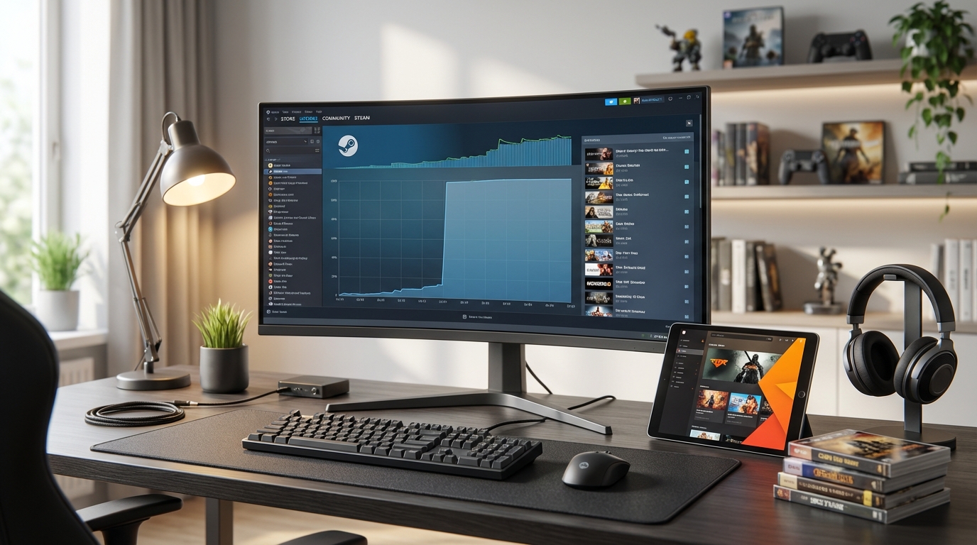 marktanalyse der digitalen vertriebsplattformen valve dominiert mit steam