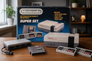 nes super set wie ein originalverpacktes bundle bei bares fuer rares 800 euro