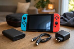 optimierung der akkulaufzeit und akkupflege der nintendo switch bei mobiler