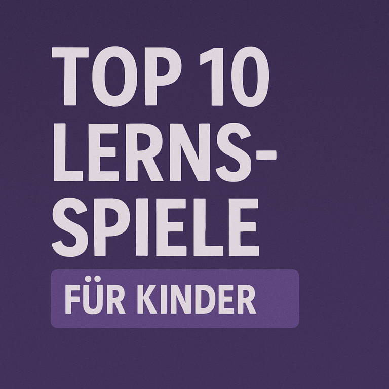 Top 10 Lernspiele für Kinder - OnlineSpielen.de